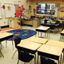 Photo: Empty classroom