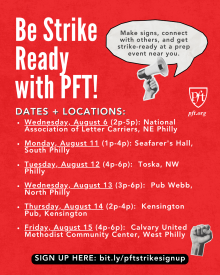 PFT strike prep events